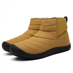 נעלולי פלא נעלי גברים Men Water Resistant Plush Lining Warm Winter Casual Snow Boots