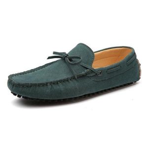 נעלולי פלא נעלי גברים Big Size New Men Breathable Slip-On Flats Casual Loafers Driving Shoes