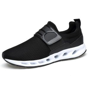 נעלולי פלא נעלי גברים Mesh Hook Loop Breathable Soft Sole Casual Sneakers
