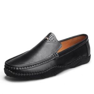 נעלולי פלא נעלי גברים Men Soft Casual Decorative Stitching Slip On Flats