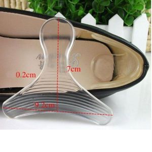 נעלולי פלא נעלי נשים T Shape Transparent Silicone Foot Care Gel Cushion Pads Insoles