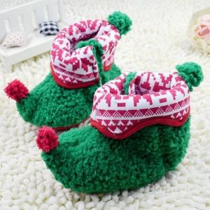 Christmas Warmer Baby Toddler Newborn Cotton Cloth Shoes