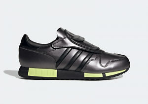 adidas Originals Micropacer Slip-on Shoes in Black and Solar Yellow