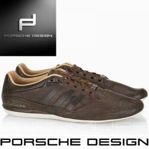 Adidas Porsche Design Drive TYP 64 2.2 Brown Shoes Bounce Mens Leather S81546