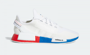 Adidas Originaux Nmd_R1 V2 Blanc/Luxuriant Rouge Baskets