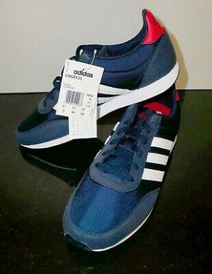 Adidas V Racer 2.0 Men`s Boy`s Running Sport Trainers Blue Red