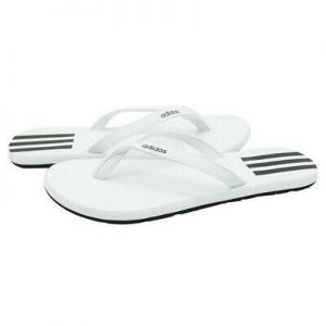 נעלולי פלא נעלי בית Adidas EEZAY Flip-Flops Slides Sandals Slipper White EG2038