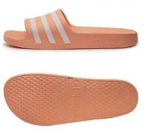 Adidas Men Adilette Aqua Slipper Pink Shoes Slide Flip-Flops  Sandales EE7345
