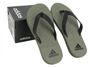Adidas Men EEZAY Slip-Flops Slipper Khaki Shoes Beach Slide Sandales B43554