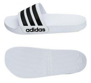 Adidas Men Adilette Cloud-foam Slipper Shoes White Beach Slide Sandales AQ1702