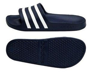 Adidas Men ADILETTE AQUA Slide Slipper Training Navy GYM Shoes Sandales F35542