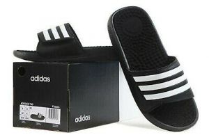 נעלולי פלא נעלי בית Adidas Men Adissage TND Slipper Black Slide Shoes Flip-Flops GYM Sandals F35565