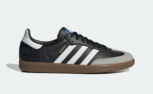 Adidas Originaux Hommes Samba Vegan Baskets en Noir et Gris