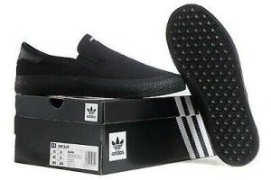 Adidas Men 3MC Slip Shoes Sneakers Black Running Athletic Casual Shoe EG2639