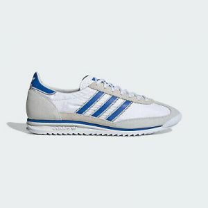 adidas Originals Men&#039;s SL 72 Shoes White and Blue