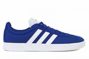 ADIDAS VL COURT 2.0 Mens Shoes Flat Casual Comfort Trainers Blue EG8326