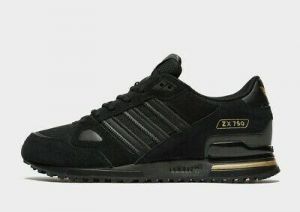 adidas Originals ZX 750 Trainers in Black and Gold Mens Shoes