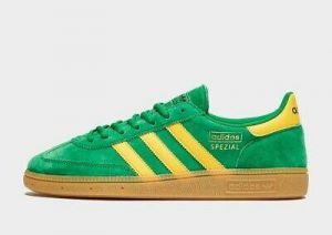adidas Mens Originals Handball Spezial Shoes in Green and Yellow Trainers