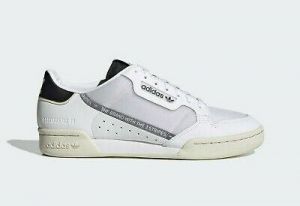 Adidas Original Continental 80 Schuhe IN Weiß und Schwarz