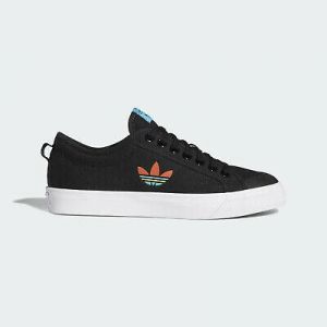 Adidas Originals Nizza Trefoil [FW4540] Men Casual Shoes Black/White-Signal Cyan