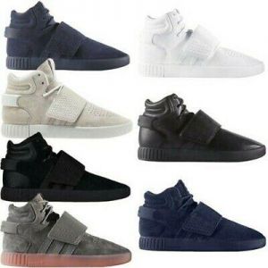 Adidas Originals Hombre Tubular Invader Tira Informal Cordones Zapatillas Altas