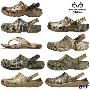 CROCS Classic REALTREE Camo Clog LightWeight Breathable Water-Friendly