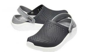 נעלולי פלא נעלי קרוקס Crocs Mens LiteRide Clog Black/Slate Grey