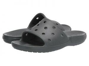 נעלולי פלא נעלי קרוקס Men Crocs Classic Slide Sandal 206121-0DA Slate Grey 100% Authentic Brand New
