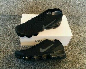 Nike Air VaporMax Flyknit 3 Black Size UK 7