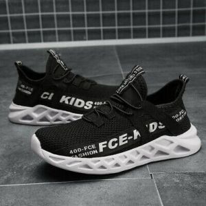 Kids School Sneaker Girls Boys Soft Knit Comfortable Walking Shoes Outdoor