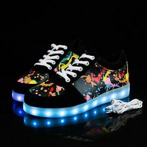 נעלולי פלא נעלי ילדים Kids Shoes For Girls Boys Led Shoes Luminous Sneakers Light Up Children Slippers