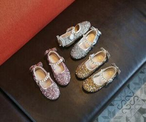 Fashion Spring Kids Princess Shoes Children Girls Party Pageant Shoes Flats