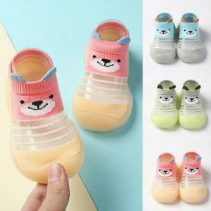 Toddler Infant Little Kid Baby Girls Boys Cartoon Cute Knitted Breathable Shoes