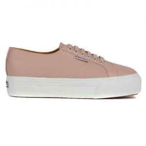 נעלולי פלא נעלי ספורט Superga Womens Nappaleaw Trainers Pink Black Friday Event!