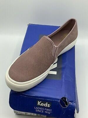 Keds Women&#039;s Double Decker Suede Sneaker Mauve Size 10M