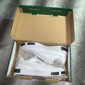 Women’s Puma Cali Bold Shoes White Black Size 7.5 NEW Retails $100