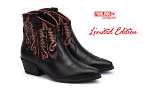 נעלולי פלא מגפיים Pikolinos booties women shoes footwear boots cowboy boots cowgirl black negra
