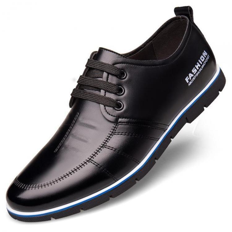 נעלולי פלא נעלי גברים Men Microfiber Soft Sole Comfy Business Casual Oxfords