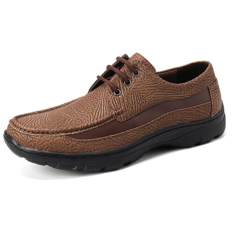 נעלולי פלא נעלי גברים Menico Men Color Spicing Casual Comfy Soft Sole Walking Loafers