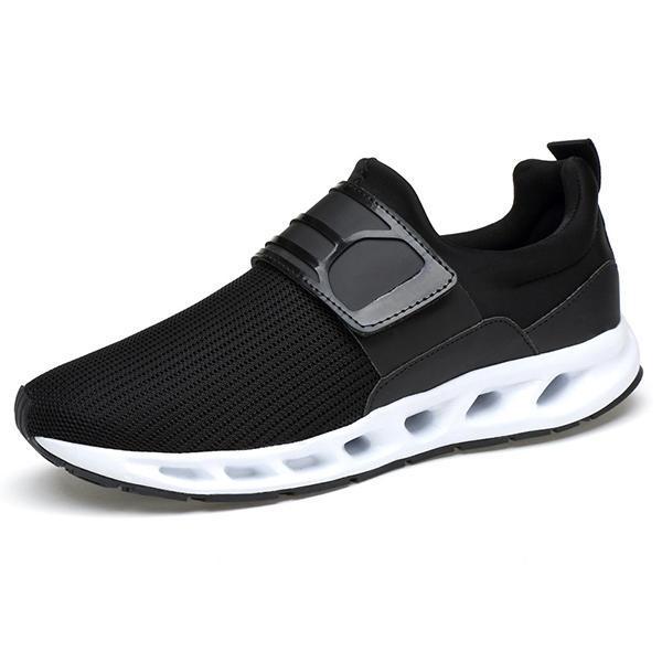נעלולי פלא נעלי גברים Mesh Hook Loop Breathable Soft Sole Casual Sneakers