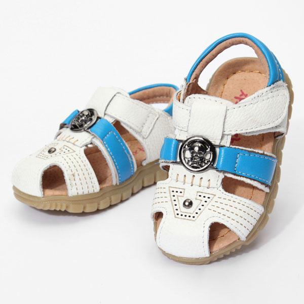נעלולי פלא נעלי תינוקות Summer  Infant Toddler Baby Leather Soft Outsole  Sandals Shoes