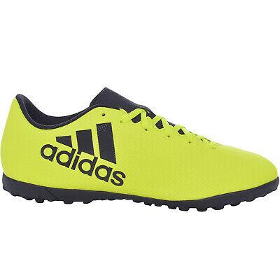 נעלולי פלא נעלי בית adidas Performance Mens X 17.4 Turf Training Soccer Football Boots - Yellow