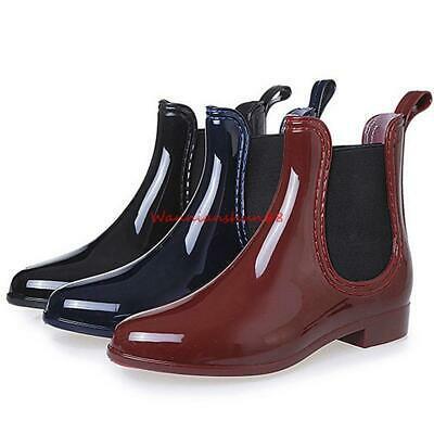 נעלולי פלא מגפיים Women Girl Rain boots Waterproof Ankle Boot Non Slip Rubber Chelsea boots Shoes